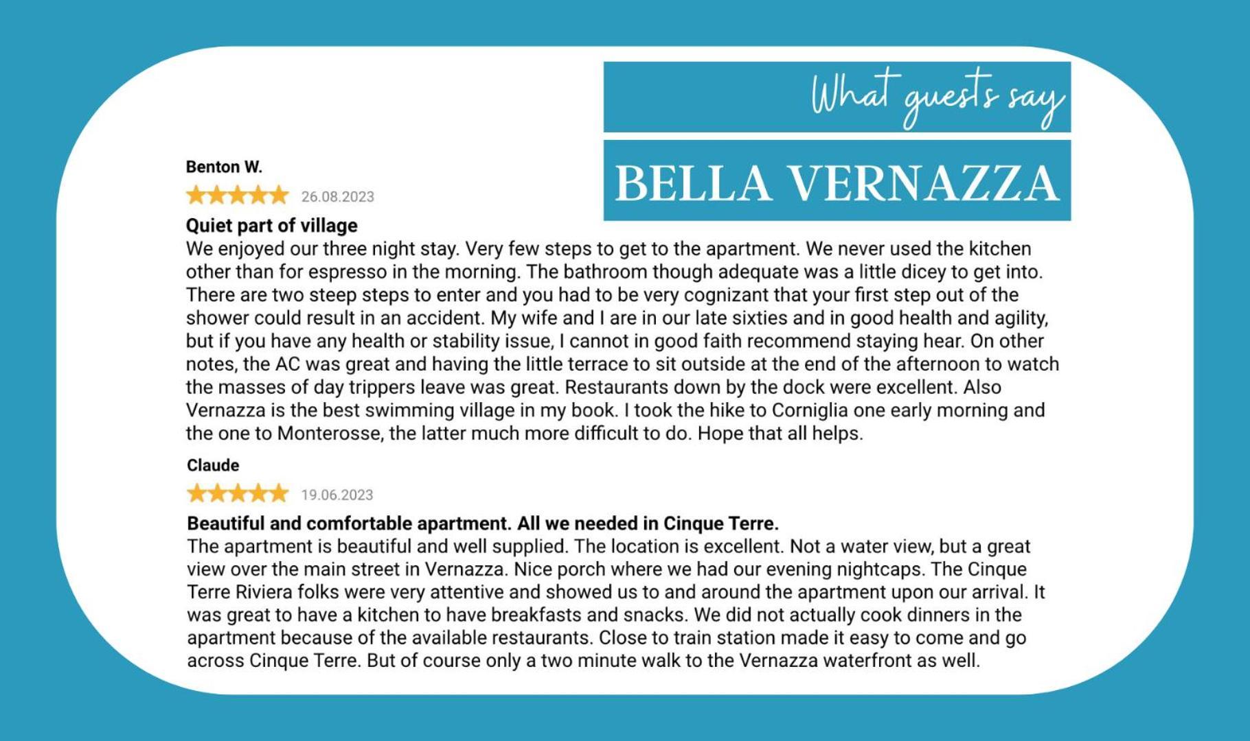 Appartamento Bella Vernazza Esterno foto
